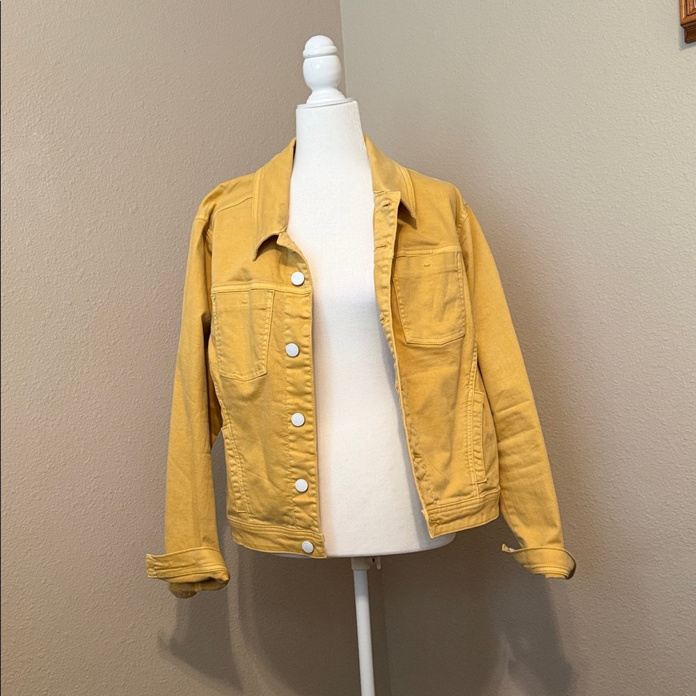 Lane Bryant Mustard Jean Jacket